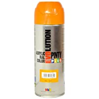 PINTYPLUS EVOLUTION Pintura Spray Acrílica Brillo 520cc Daffodil Yellow- Amarillo Ral 1007- Estándar
